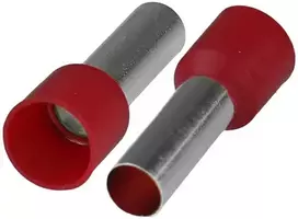 Plastrol Izoliuotas movinis antgalis laidams 1x16mm2; movos ilgis 28,2 mm raudona 50 vnt.
