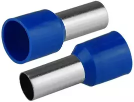 Plastrol Izoliuota tūbelinė antgalė laidams 1x16mm2; tūbelės ilgis 22,2mm mėlyna 20 vnt.