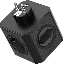 Plastrol Šakotuvai 2p+įž. ir 3x3p; 3x USB-A schuko; kel
