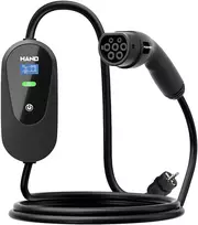 „Hand Ev Įkroviklis automobilinis mobilus reguliuojamas 2 tipo; 3,5 kW; 220 V; 16 A; IP55; kabelio ilgis 5 m“