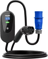 Hand Ev Įkroviklis automobilinis mobilus reguliuojamas 2 tipo; 7 kW; 220 V; 32 A; IP55; kabelio ilgis 5 m