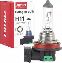 Halogeninė lemputė H11 24V 70W PGJ19-2 AMIO-05022