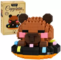 Lean Toys Mini konstruktorius kapibara ant spurgos, 306 vnt.