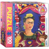 Dėlionė Eurographics Fine Art For Kids Frida Kahlo Self Portrait, 48.2 cm x 33.9 cm, 100 vnt., įvairių spalvų