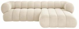 Kampinė sofa Cosmopolitan Design Koge Vogue 1, šviesiai smėlinė, dešininė, 165 x 270 cm x 70 cm