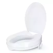 Tualeto sėdynės paaukštinimas 4FIZJO su dangčiu 5 cm