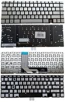 HP Envy 15-EP, 15T-EP klaviatūra su apšvietimu, US, sidabrinė
