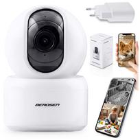 Sukiojama IP kamera ir kūdikio monitorius Berdsen BD-940 3MP Wi-Fi, balta