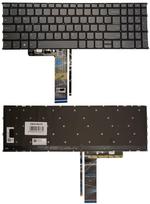 Lenovo IdeaPad Slim 3 15IAH8 klaviatūra su apšvietimu, US, pilka/juoda