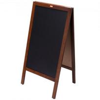 Kreidinė lenta, 50.8x101.6x3.4 cm, Ruda, Tvirtinama prie sienos