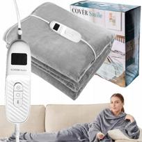 Elektrinė šildanti antklodė Cover Smile Bero EB01G, 180 × 160 cm, 160 W, pilka
