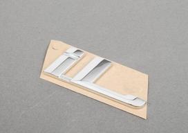 BMW E32 E38 emblema, priklijuota prie galinės dalies, originali 51148136273