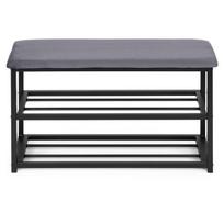 Minkštas batų spintelės suoliukas su sėdyne 80 cm, ,ModernHome