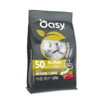 Oasy Grain Free Adult Medium/Large sausas pašaras su buivoliena didesnių veislių šunims, 10 kg