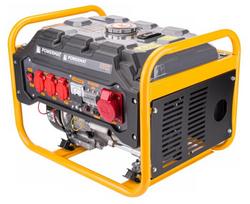 Powermat PM-AGR-3000MNS elektros generatorius – 7 KM, 3000 W, 230V/400V/12V
