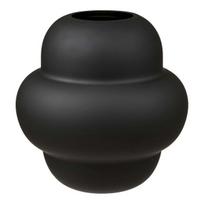 Vaza 21x20 cm Juodas Stiklas