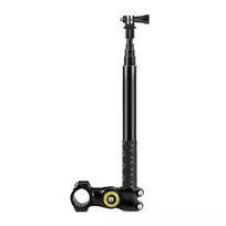 Puluz handlebar mount for bicycles and motorcycles, compatible with action cameras and monopods