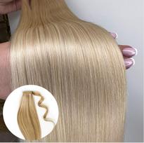 Prisegama plaukų uodega #18_60B PEARL BLOND 80g