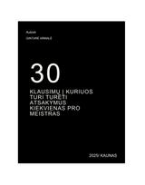 EL.KNYGA: 30 klausimų į kuriuos turi turėti atsakymus Pro meistras