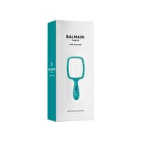 BALMAIN HAIR plaukų šepetys nuo šiaušimosi / Detangling Brush White / Turquoise