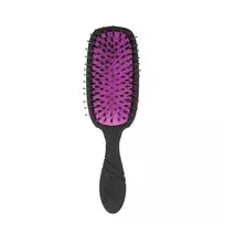 WETBRUSH Shine Enhancer plaukų šepetys su natūraliais šereliais Black 0.0