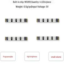 Commander FPV Drone Programmable LED Light Strip Set