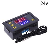 12V 24V 110V-220V Temperatūros reguliatoriaus priedas Įrangos detalė Reguliatorius Pakeičiamas jutiklis Termometras gray