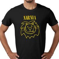 Narnia Aslan Nirvana Kurt Cobain music meme funny humour tee T shirt 100% cotton 3XL black