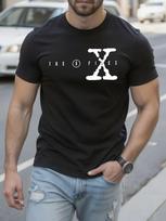 The X Files Graphic Tshirt - Black Crew Neck Short Sleeve... L black