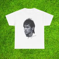 Neymar Jr 10 Goat Brazil Barcelona PSG Football Unisex T-Shirt Graphic Tee S green