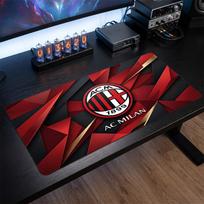 AC Milan Printed Large Mouse Pad, Non Slip Soft Rubber Gaming Desk Mat for Office Laptop Computer Decor 30cmx60cm（11.8x23.6inch）