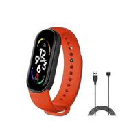 (raudona) Mi Band 7 Išmanioji apyrankė Laikrodis Fitneso sekiklis Sportinė išmanioji apyrankė Kraujospūdžio monitorius Apyrankė Išmanioji apyrankė Atnaujinta versija(FPL16) black