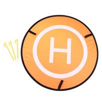 Universal 55cm Drone Landing Pad Foldable for  Quadcopters Accessories Easy Storage Portable for Camping and Adventure Flights oranžinė