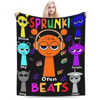Sprunki Blanket Quality Warm Soft Throw Blanket Autumn Students Couch Bed Graphic Bedspread 150x200cm balta