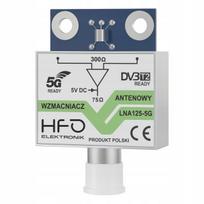 TV antenos stiprintuvas HFO LNA125-5G, be trukdžių, DVB-T2