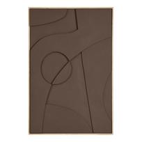 Sienos dekoracija HOUSE NORDIC Isabella Relief Ruda 60x90cm