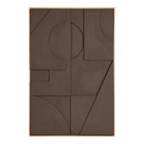 Sienos dekoracija HOUSE NORDIC Isabella Relief Ruda 60x90cm