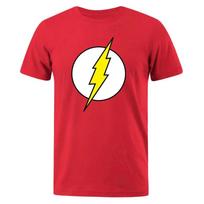 Didžiojo sprogimo teorija T-shirt Žaibo rašto T-shirt Vyrams Medvilnė Viršutinis drabužis Laisvalaikio Gatvės Trumpomis rankovėmis Juokingi T-shirt#Spalva S juoda