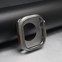 Metal Protective Case for Apple Watch Ultra 3 49mm Bumper Protective Frame Case for Iwatch 11 10 46mm 9 8 7 6 5 4 SE3 44mm 45mm 49mm(Ultra 3 2 1) gray