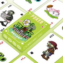Plants Vs Zombies Poker Playing Card Family Game Night Cards beige