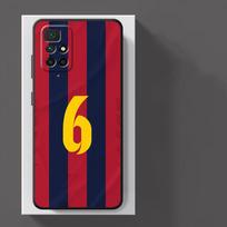 Case for Xiaomi Redmi 13C A1 A2 Plus A3 K40 K80 Pro 14C 12C A4 A5 10 9 Funda Phone Cover Football Number Redmi 10 red