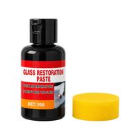 Car Glass Scratch and Oxidation Remover Polish 30g or 50g One Size black