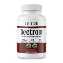 Lemeli Ekologiškos burokėlių kapsulės 1300 mg – Kraujotakos ir kraujo cukraus palaikymas (60vnt) 1pack