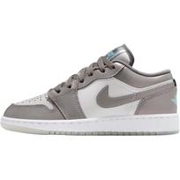 Air Jordan 1 Low SE GS Alavo Fotoninis Dulkių Mėlynas Vėsus Vaikų Sportbačiai Pilki Plokšti Alavo Balti HV4398-014 36.5 white
