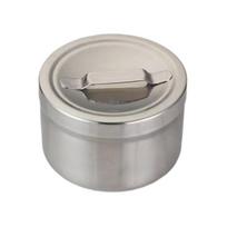 Stainless Steel Medicals Ointment Cotton Ball Storage Container Rustproof Hygienic Organizer For Kitchen Bathroom Supplies 1 gray