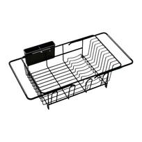 Dish Drying Rack In Sink, Expandable Stainless Steel Dish Drainer For Kitchen Sink One Size juoda