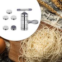 Pasta Maker Household Accessories Ramen Portable Multipurpose with Heads Multifunctional Noodle Maker Noodle Maker Machine beige