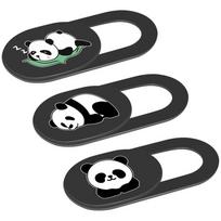 Laptop Ultra-Thin Slide Privacy Protection Webcam Camera Cover Panda Camera Cover Webcam Cover Privacy Sticker gray