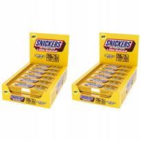 Baltyminis batonėlis Snickers HiProtein Low Sugar 12 vnt. Peanut Butter