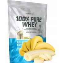 Išrūgų baltymų milteliai BioTech USA 100% Pure Whey 900g, bananų skonio